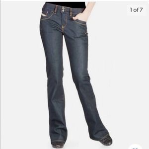 Y2K Diesel Ronhar Low Rise Dark Wash Bootcut Jeans